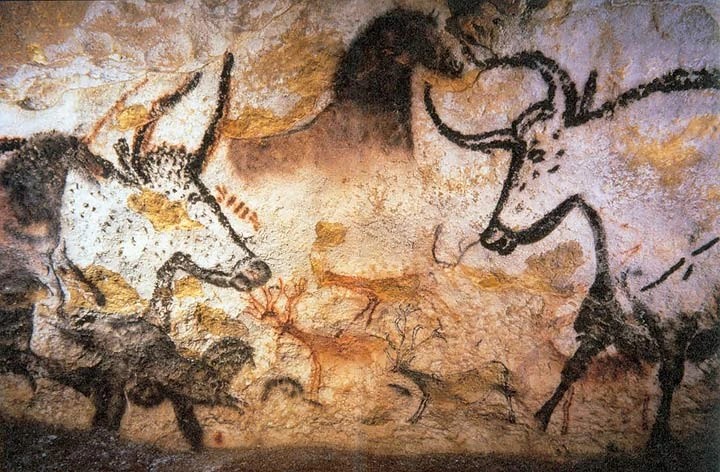 Lascaux cave painting, Hall of the Bulls